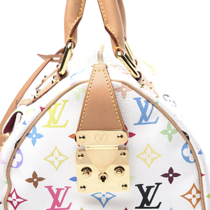 Louis Vuitton Monogram Multicolor Speedy 30 White 8 of 12