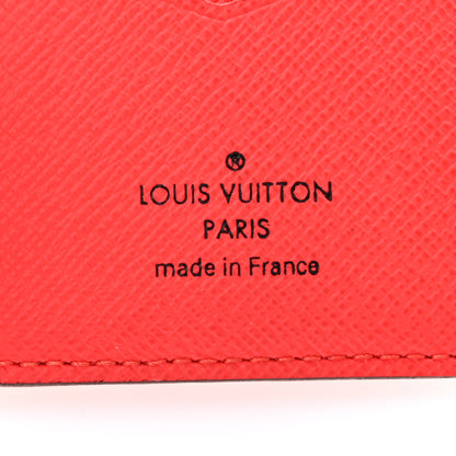 Louis Vuitton Taigarama Pocket Organizer NM Fire Red 6 of 9