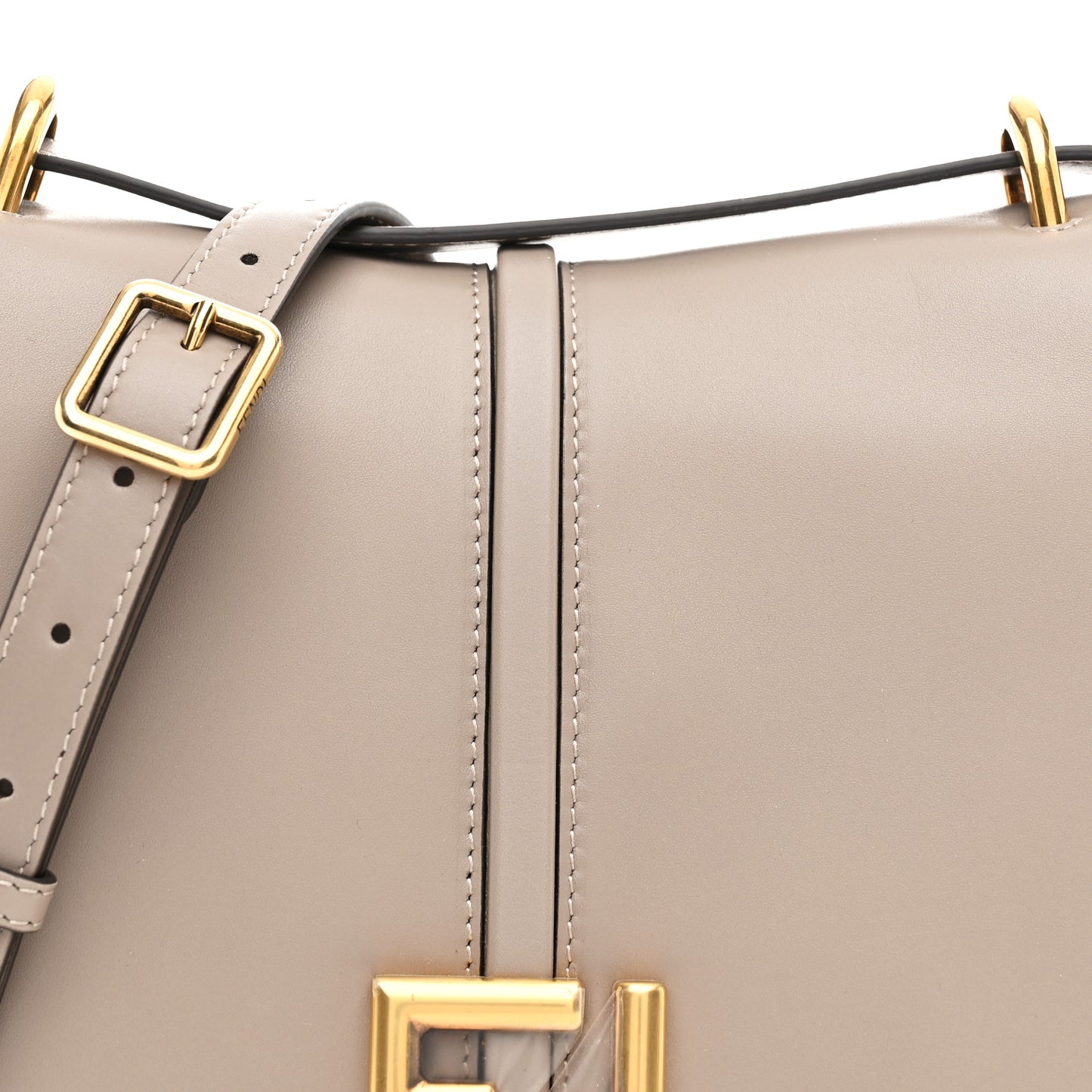 Vitello Brenta Cher Medium Fendi C'Mon Tortora
