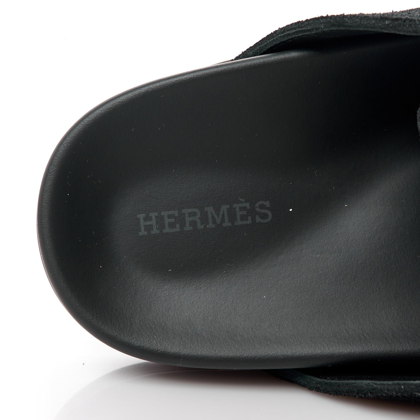 Suede Calfskin Go Mules 37.5 Black