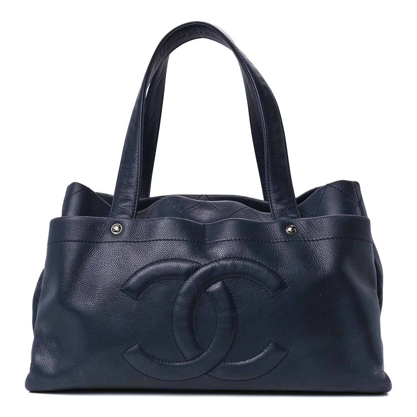 Caviar Executive Cerf Shopper Tote Navy