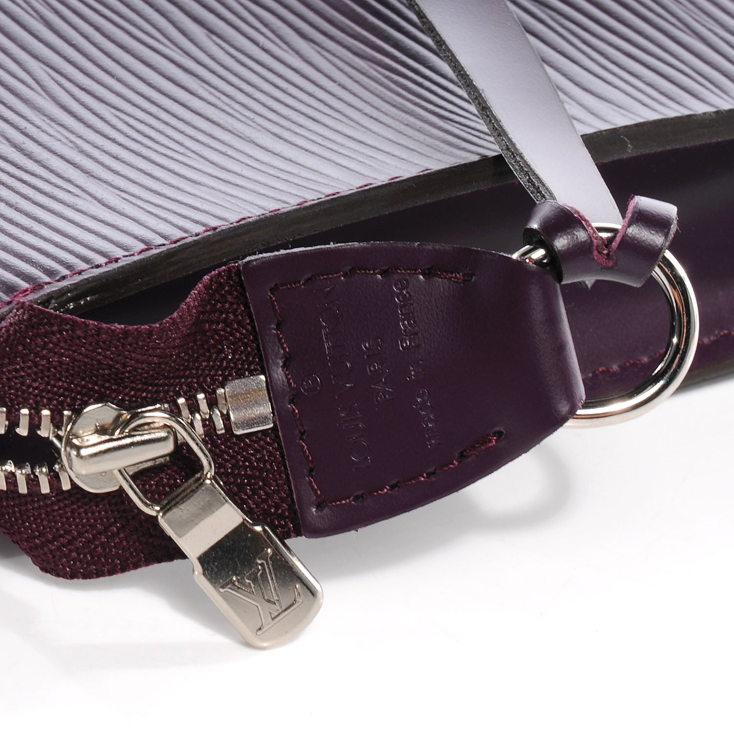 Louis Vuitton Epi Pochette Accessories 24 Cassis Purple 5 of 7