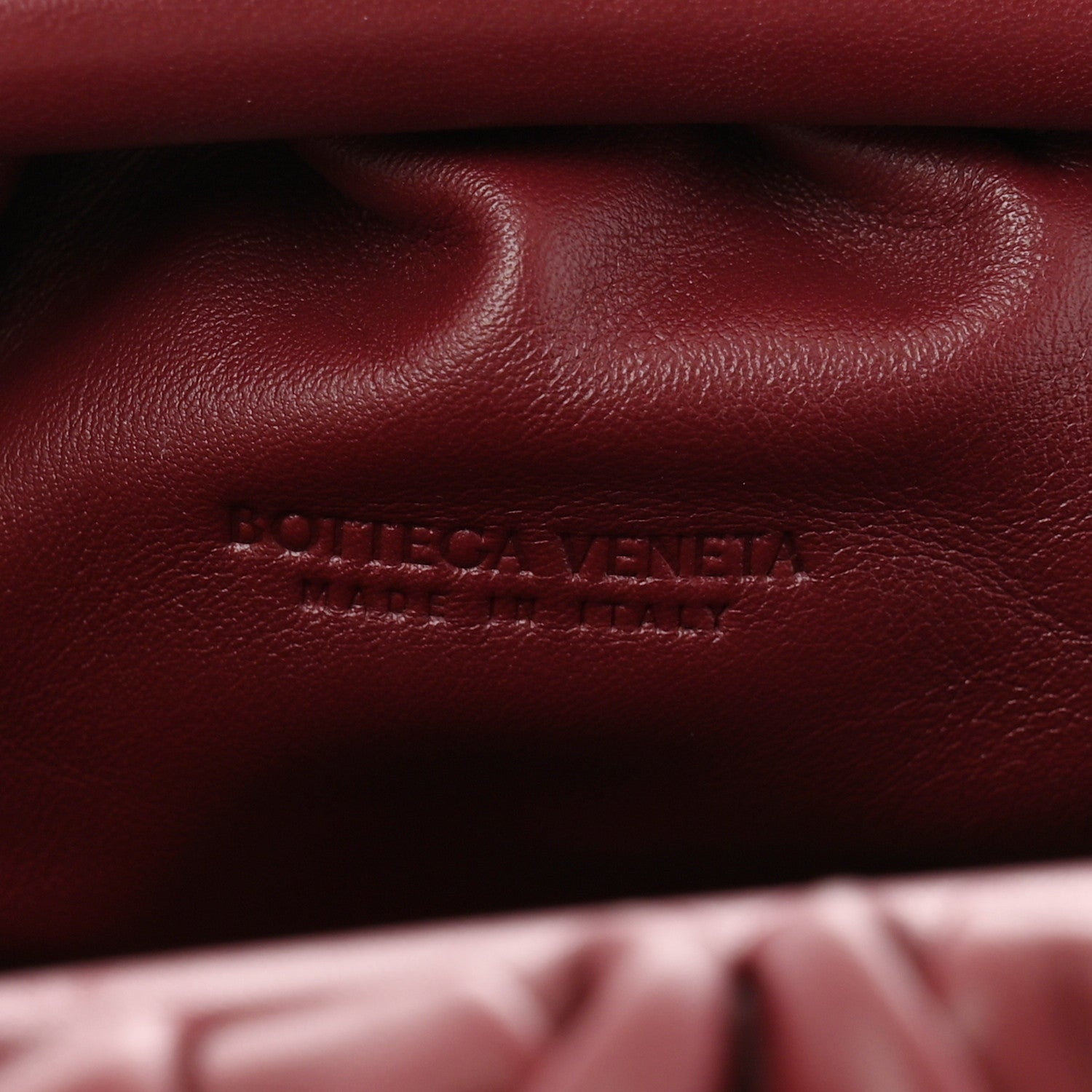 Bottega Veneta Butter Calfskin The Mini Pouch Bordeaux 6 of 10
