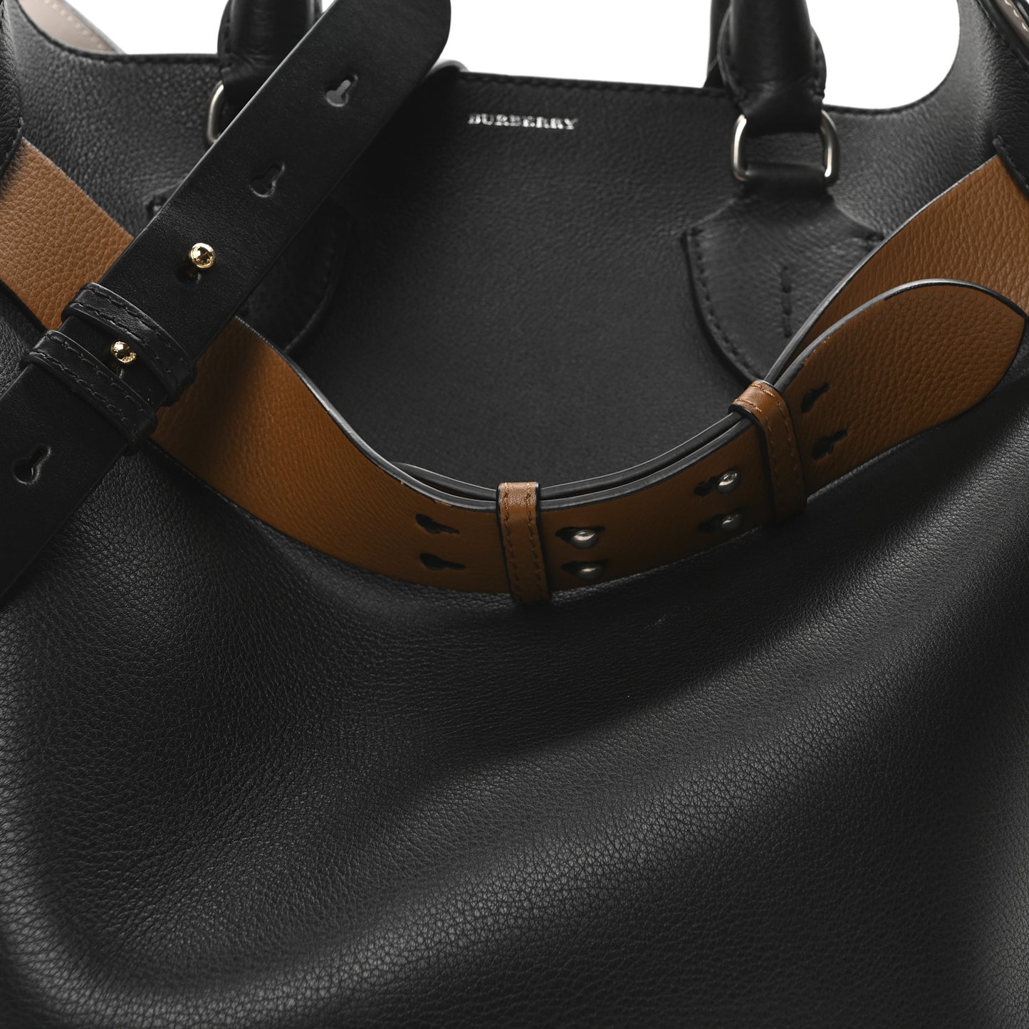 Marais Calfskin Large Belt Bag Black