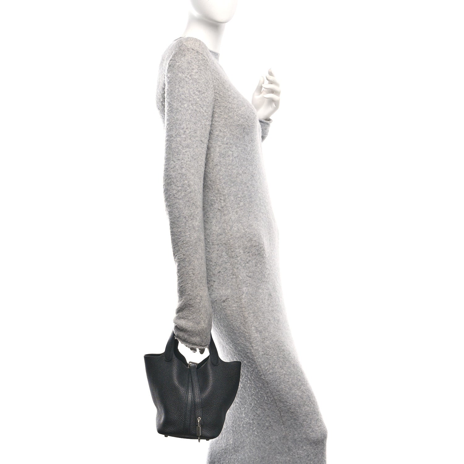 Hermes Taurillon Clemence Picotin Lock 18 PM Black 2 of 12