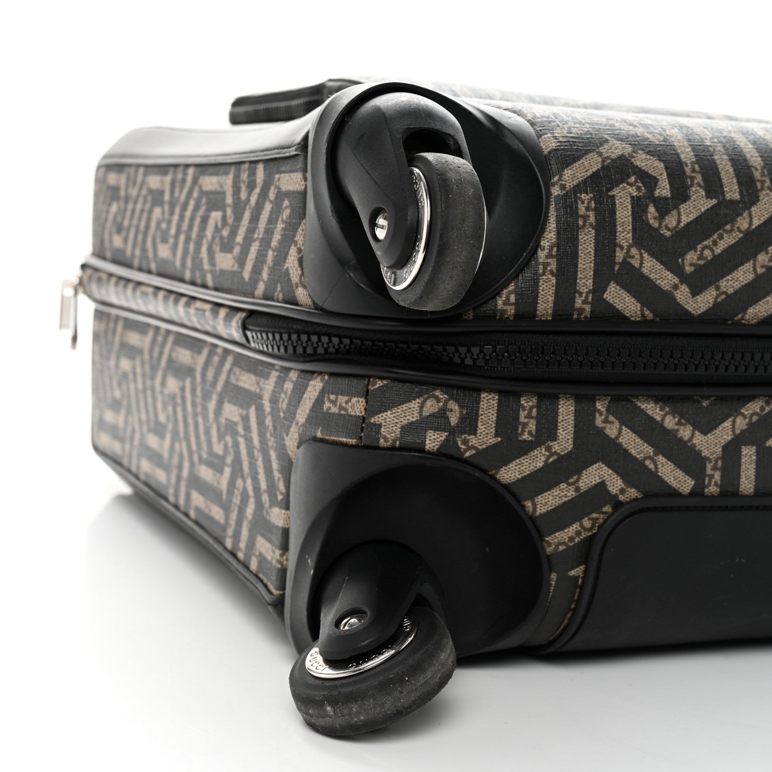 Gucci GG Supreme Monogram Caleido Carry On Trolley Black 9 of 14