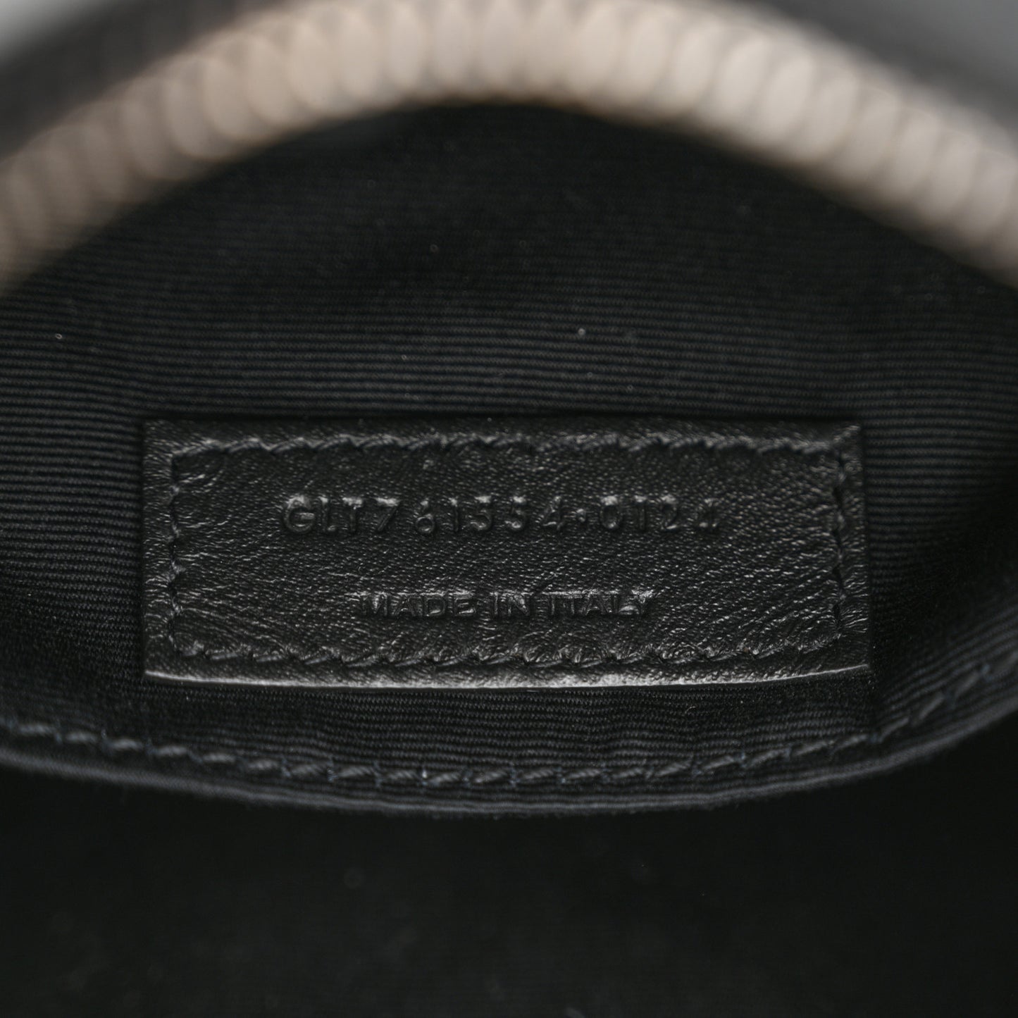 Calfskin Matelasse Monogram Lou Camera Bag Black