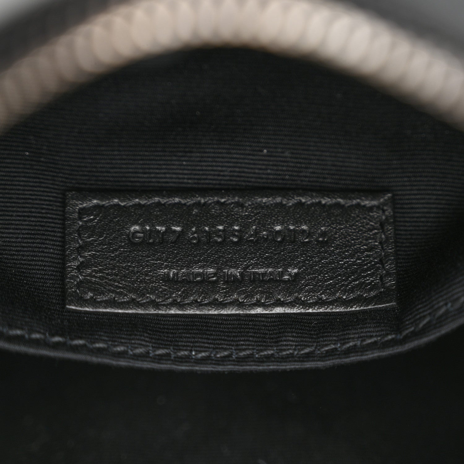 Saint Laurent Calfskin Matelasse Monogram Lou Camera Bag Black 7 of 10