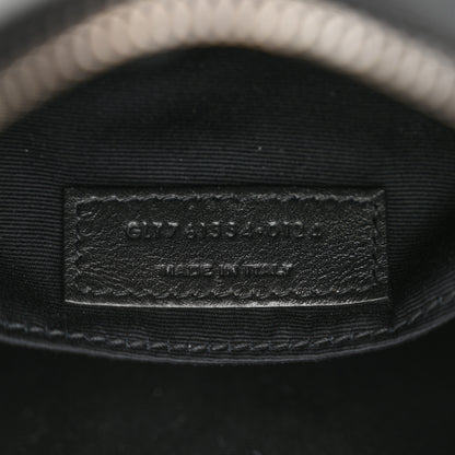 Saint Laurent Calfskin Matelasse Monogram Lou Camera Bag Black 7 of 10