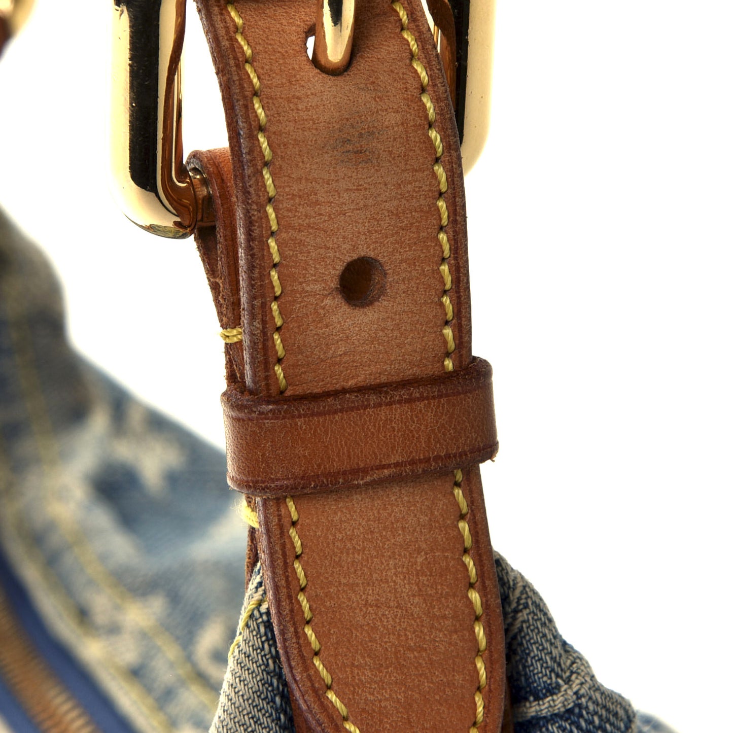 Monogram Denim Baggy PM Blue