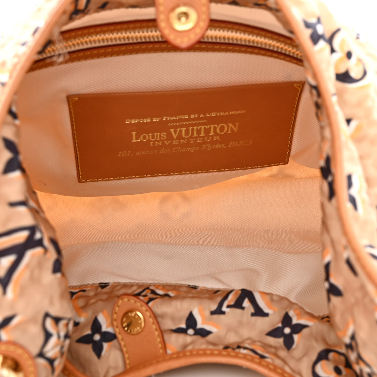 Canvas Monogram Cruise Bulles MM Natural