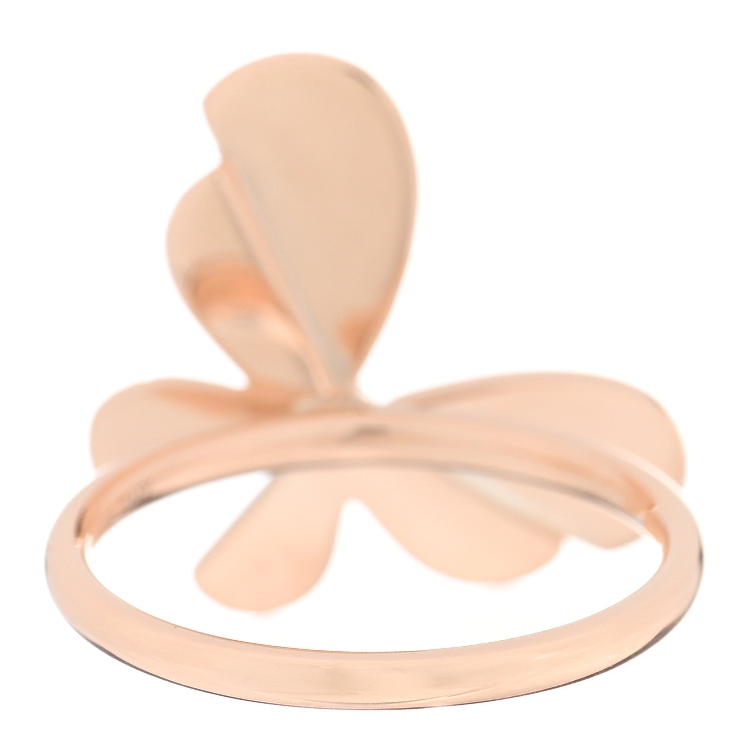 Tiffany 18K Rose Gold Sterling Silver Return to Tiffany Love Bugs Butterfly Ring 54 6.75 3 of 5