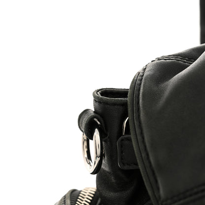 Alexander Wang Lambskin Marti Backpack Bag Washed Black Rhodium Hardware 12 of 14