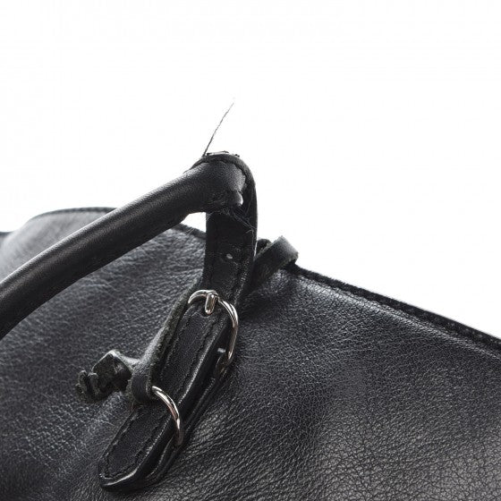 Supple Calfskin Papier A4 Tote Black