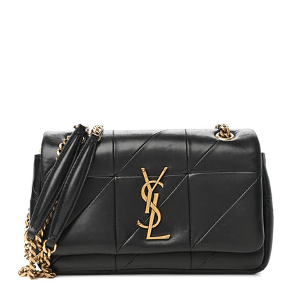 Saint Laurent Lambskin Patchwork Monogram Small Jamie Black 1 of 10