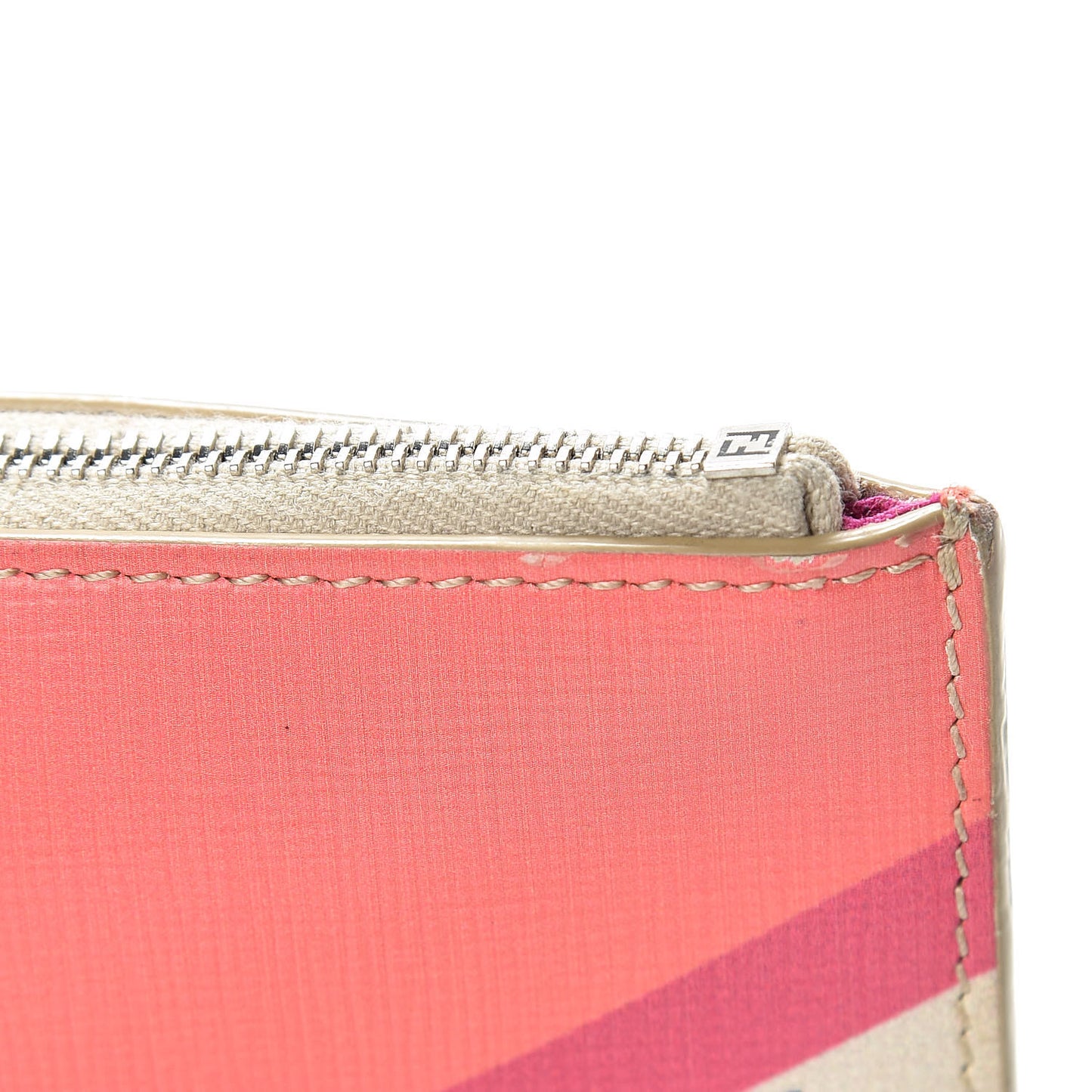 Vitello Elite Crystal Eye Monster Zip Pouch Bellini Multicolor