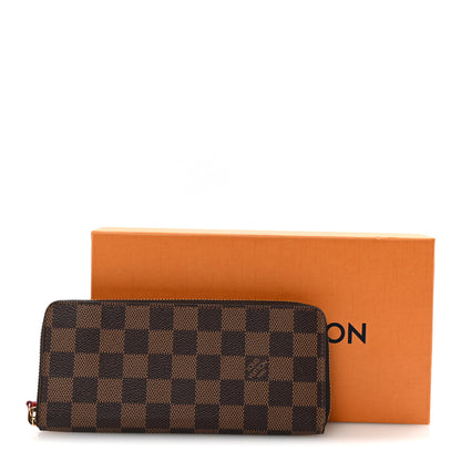 Louis Vuitton Damier Ebene Clemence Wallet Cherry 7 of 7
