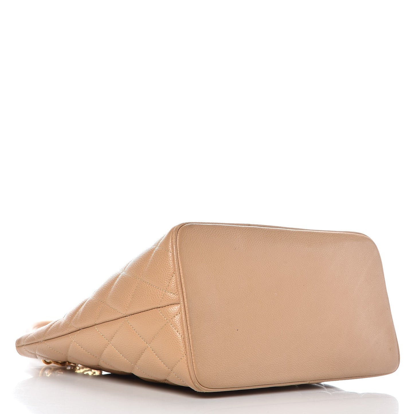 Caviar Quilted Medallion Tote Beige