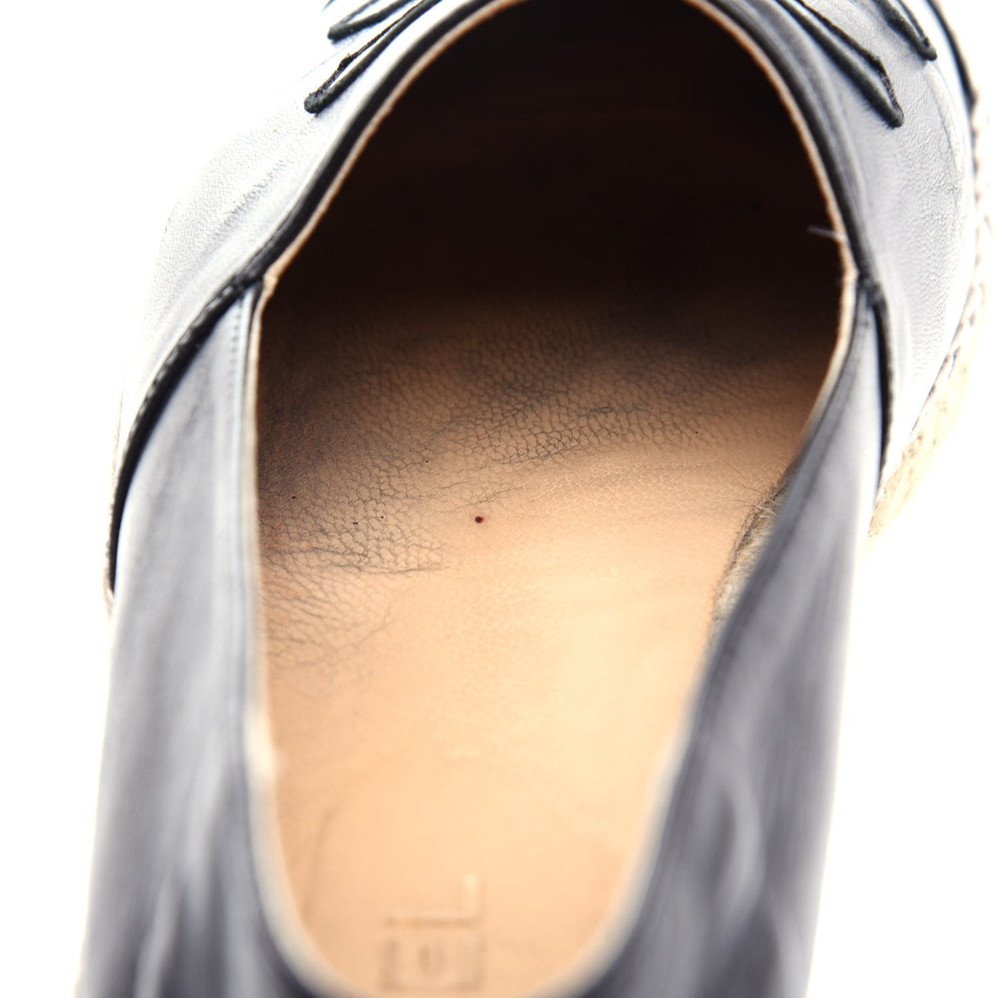 Lambskin CC Espadrilles 41 Black