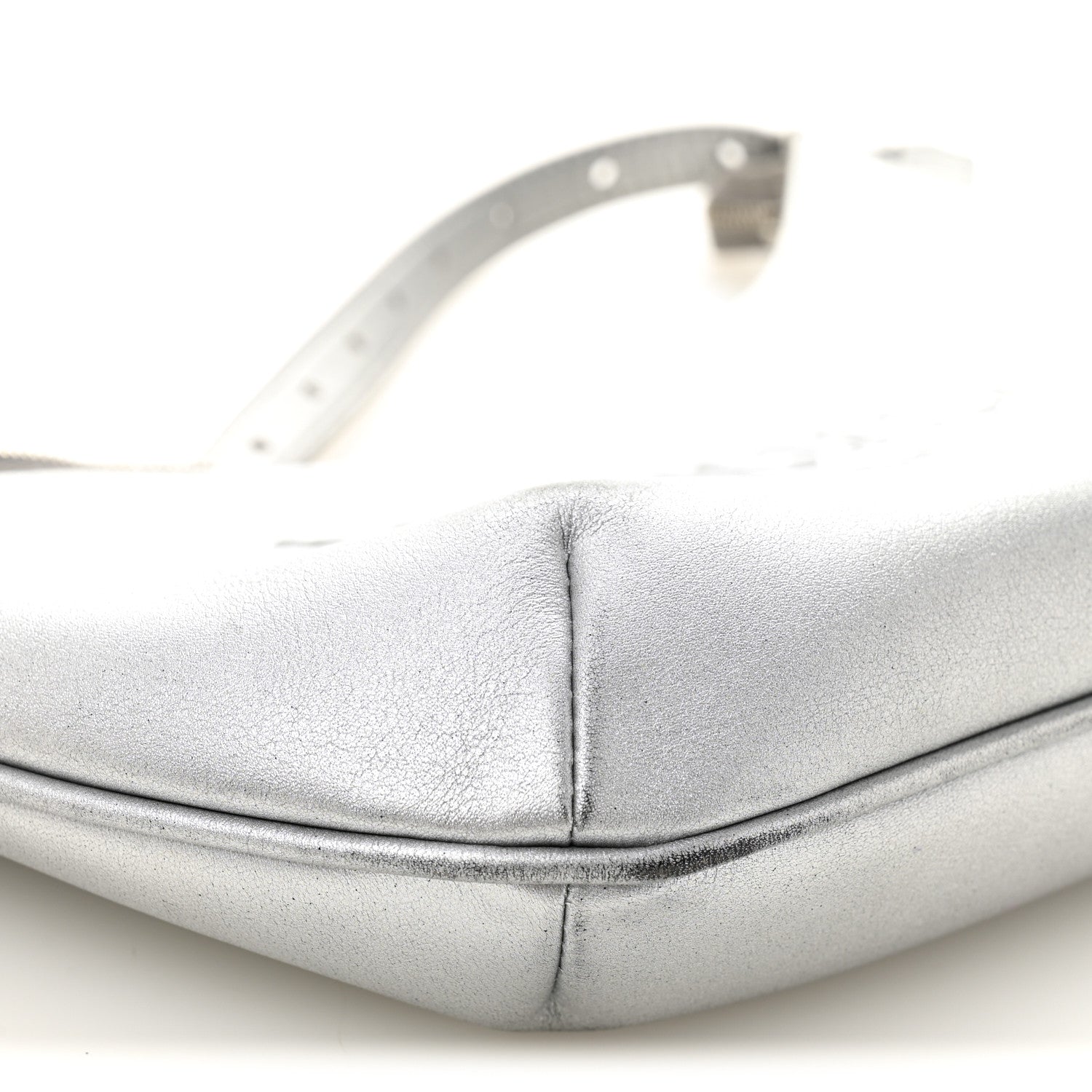 Balenciaga Metallic Calfskin Mary Kate Shoulder Bag Silver 8 of 13