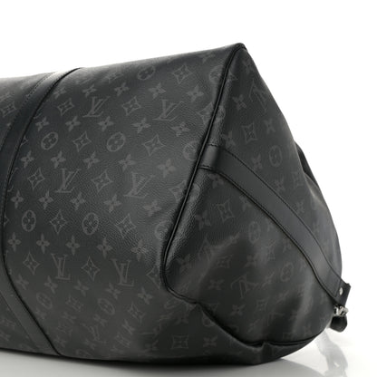 Louis Vuitton Monogram Eclipse Keepall Bandouliere 55 9 of 19