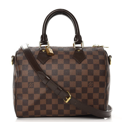 Louis Vuitton Damier Ebene Speedy Bandouliere 25 1 of 11