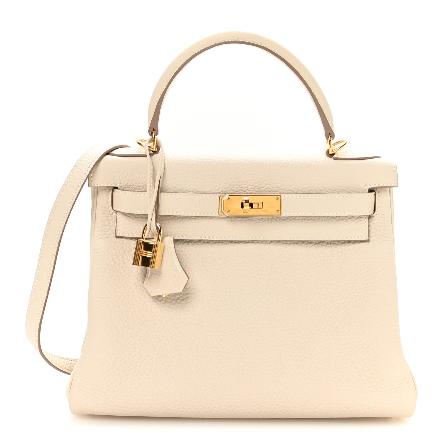 Hermes Togo Kelly Retourne 28 Craie 1 of 11