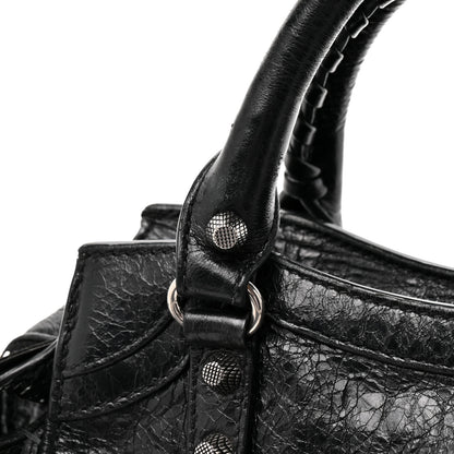 Balenciaga Agneau Arena Neo Cagole Handbag XS Black 10 of 10