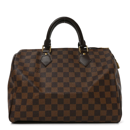Louis Vuitton Damier Ebene Speedy 30 1 of 10