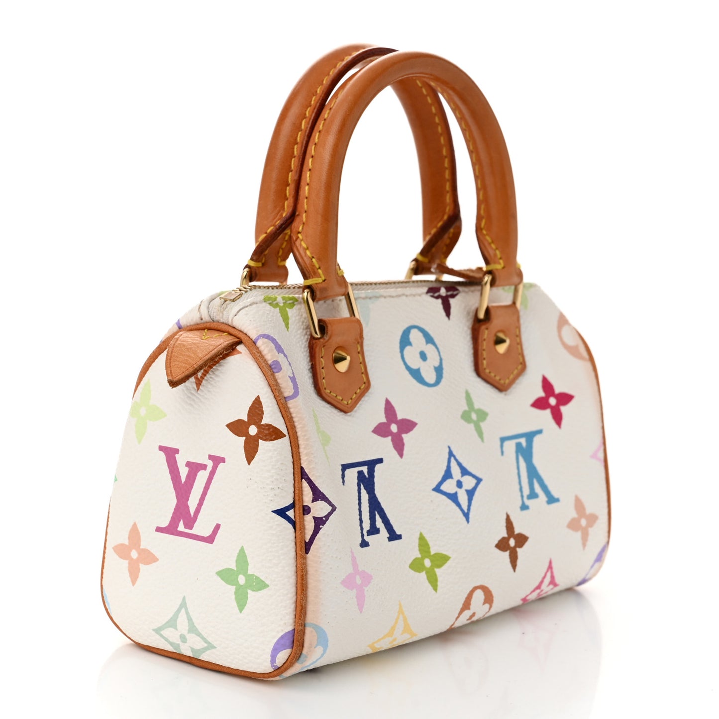 Monogram Multicolor Mini Sac HL Speedy White