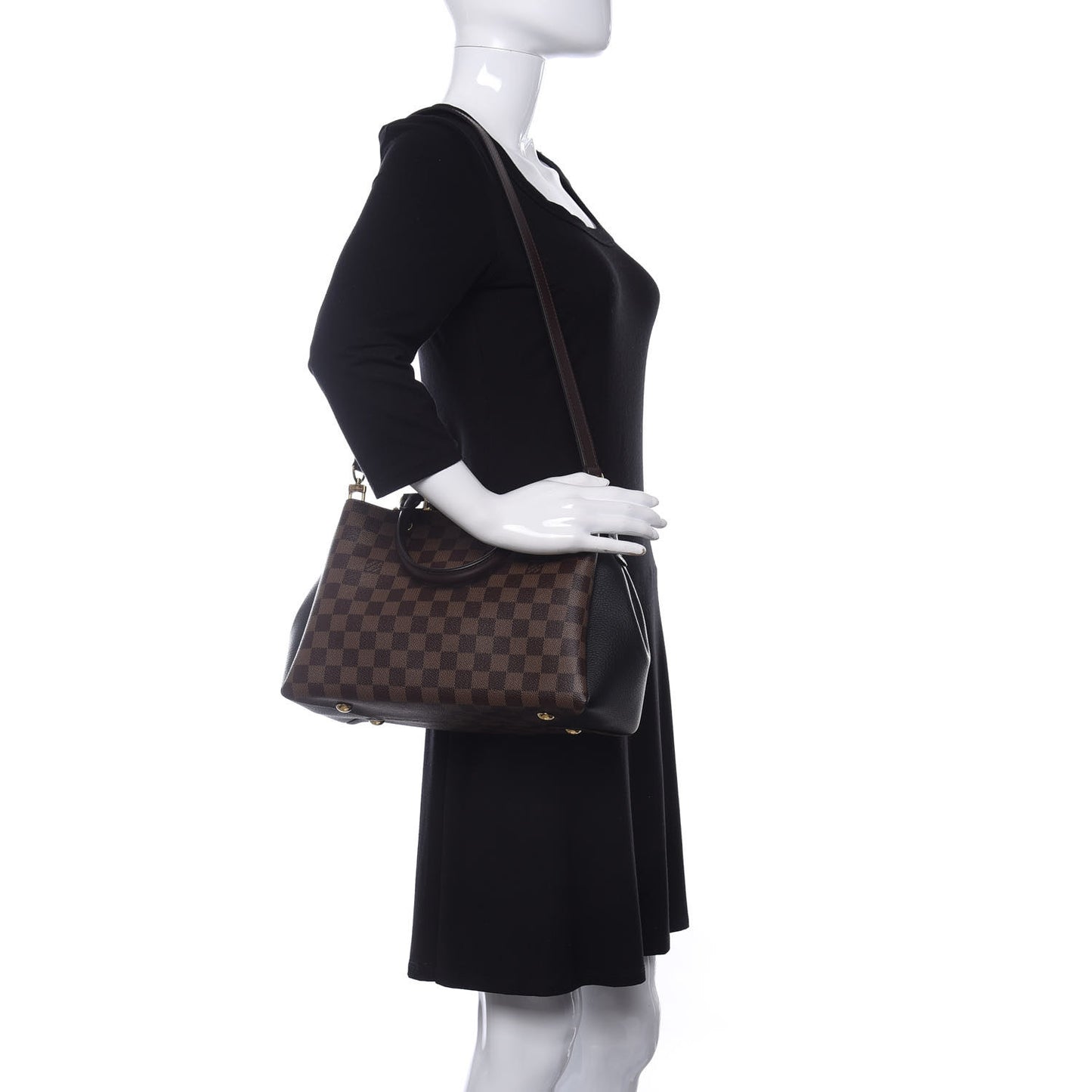 Damier Ebene Cuir Taurillon Brittany Black