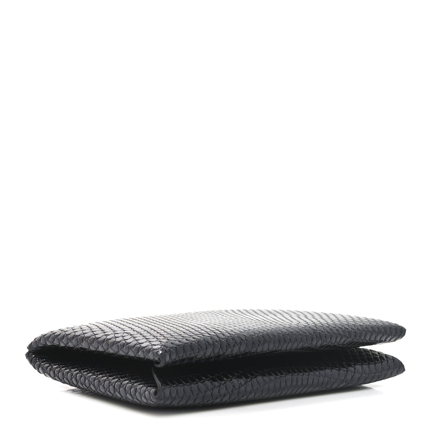 Hermes Lizard Calvi Card Case Black 4 of 7