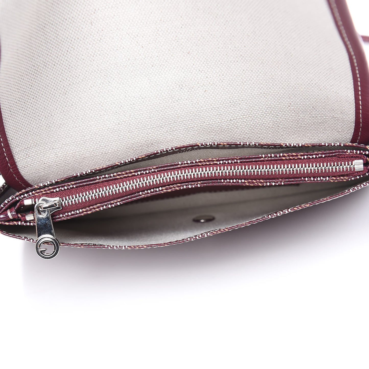 Goyardine Plumet Wallet Clutch Burgundy