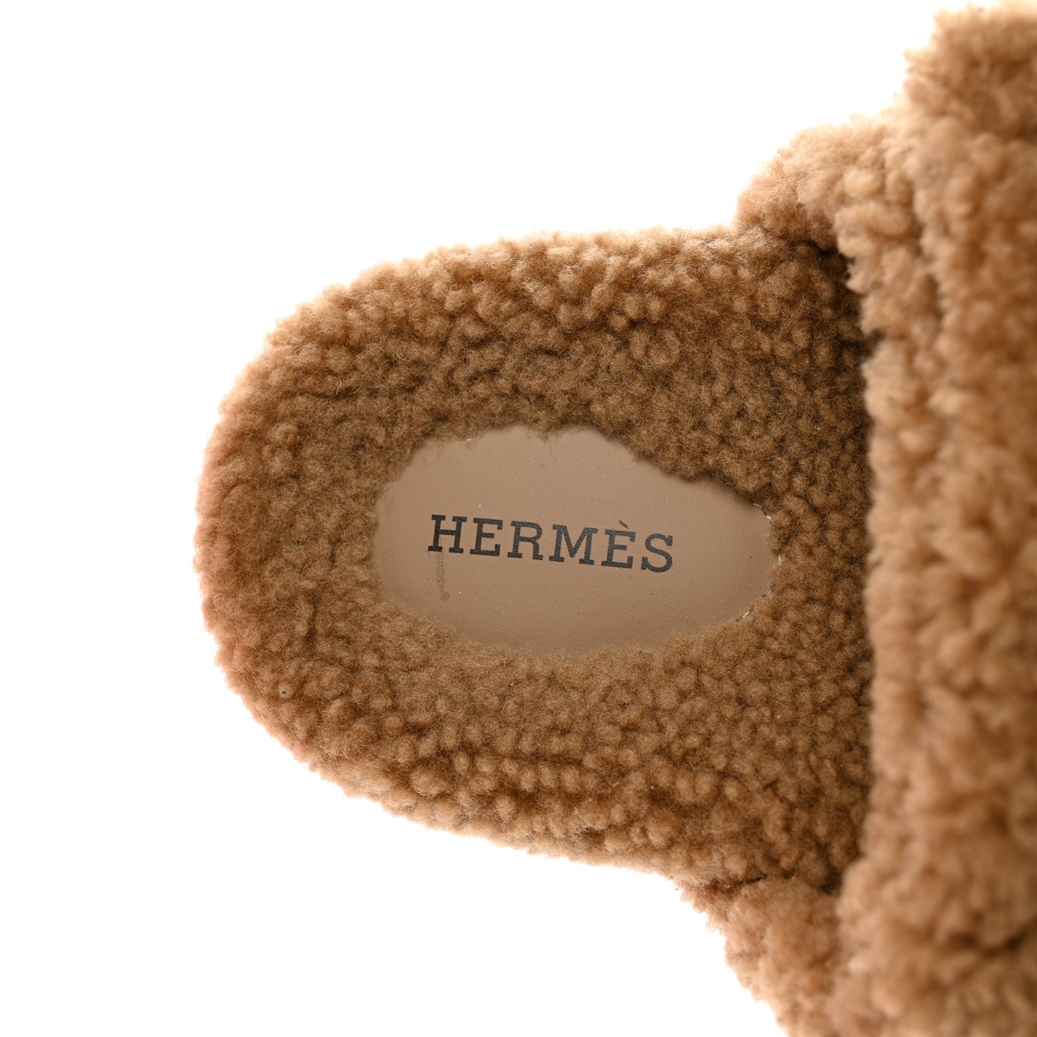 Hermes Woolskin Chypre Sandals 37 Beige Gobi 7 of 8
