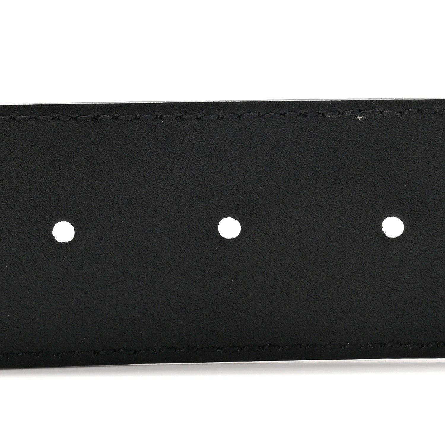 Gucci Textured Calfskin Double G 40mm Belt 75 30 Black 4 of 6