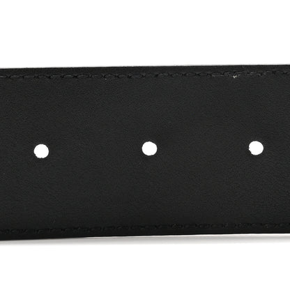 Gucci Textured Calfskin Double G 40mm Belt 75 30 Black 4 of 6