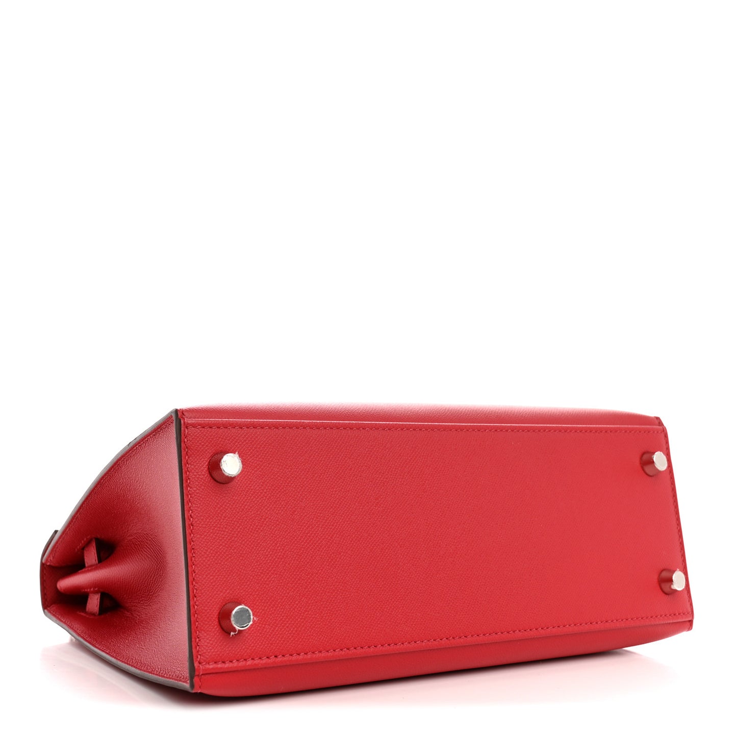 Madame Calfskin Verso Kelly Sellier 25 Rouge Piment Rose Shocking
