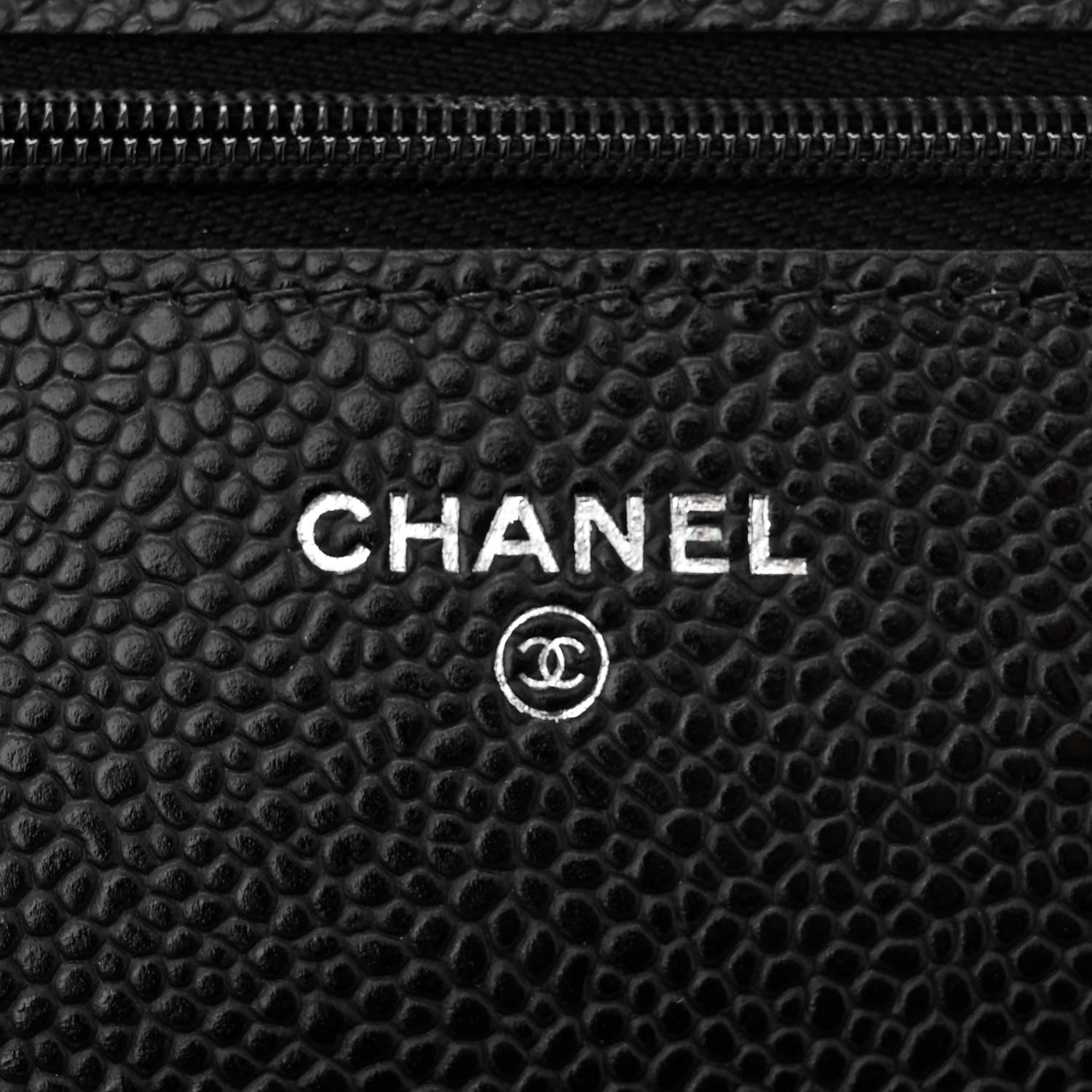 Chanel Caviar Quilted Wallet on Chain WOC Black 6 of 12