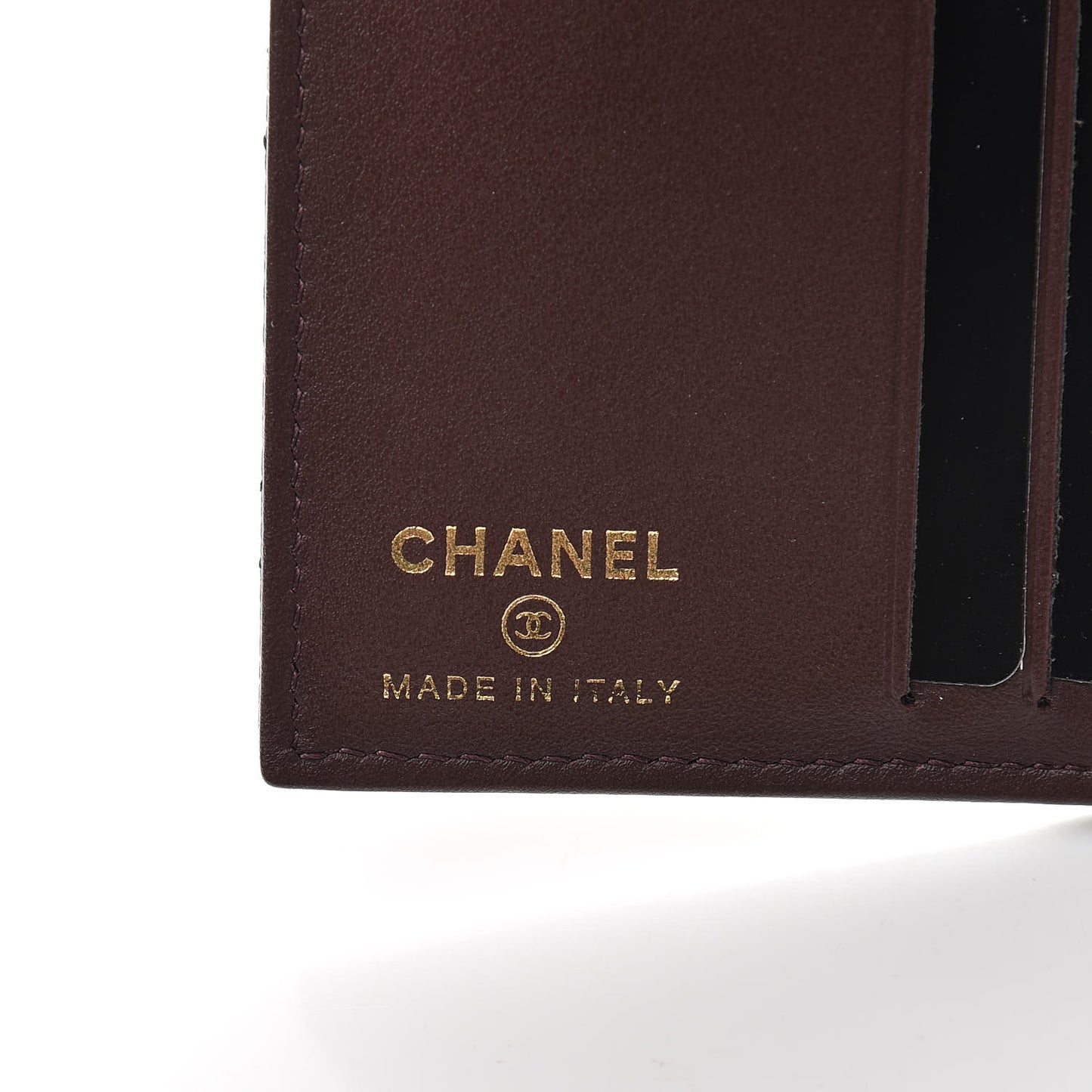 Caviar Quilted Card Holder Wallet Black