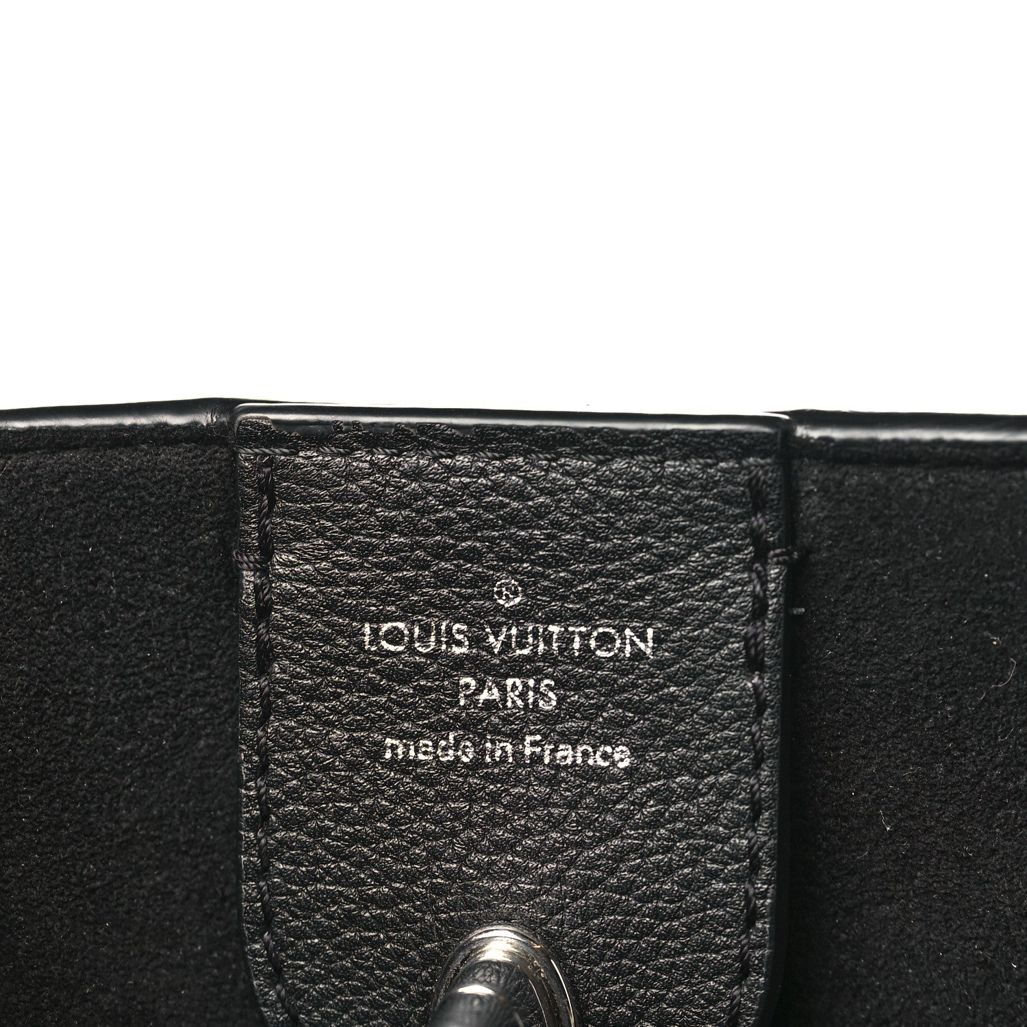 Louis Vuitton Calfskin Lockme Go Tote Black 6 of 10