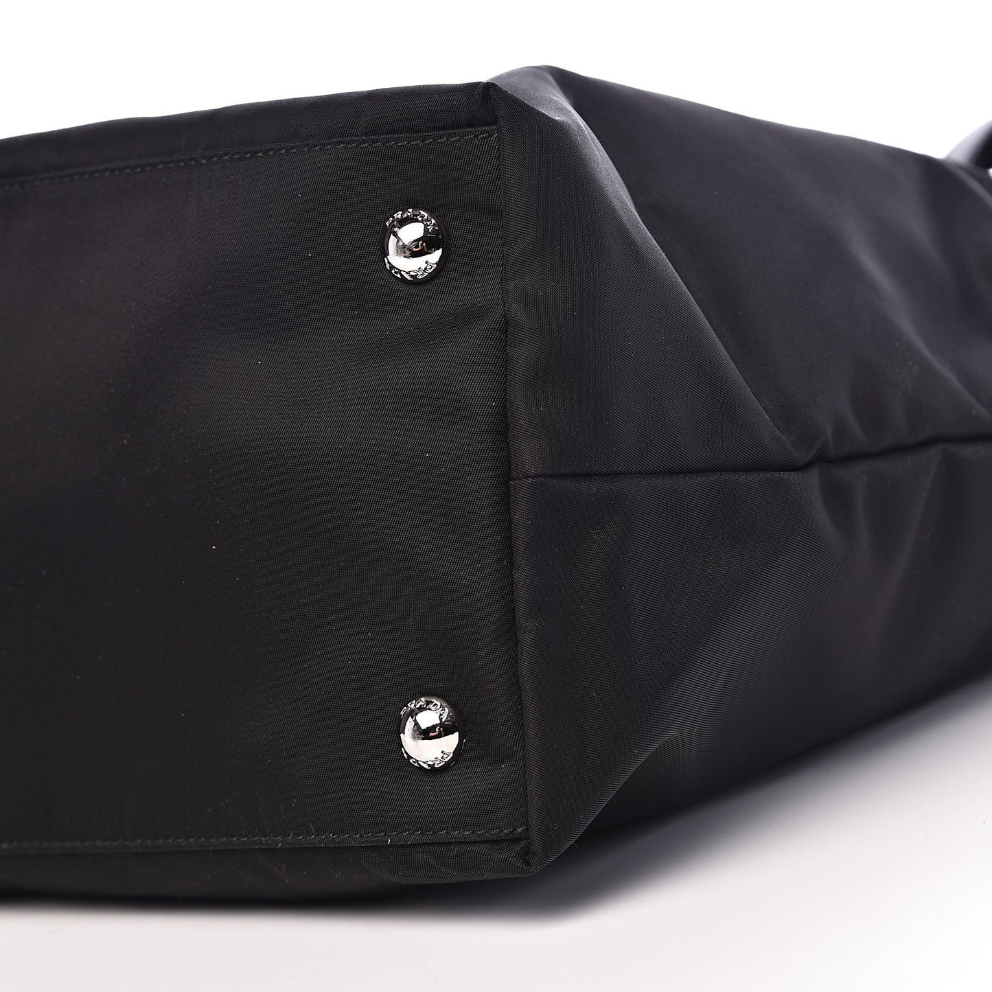 Tessuto Nylon Saffiano Tote Black