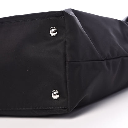 Prada Tessuto Nylon Saffiano Tote Black 10 of 11