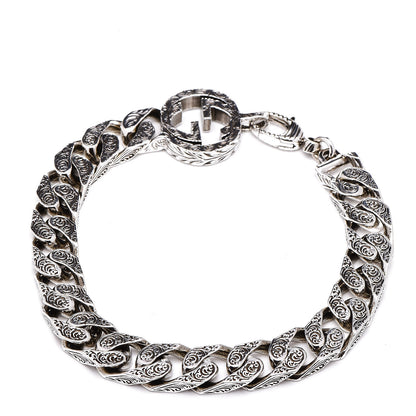 Gucci Sterling Silver Interlocking G Chain Bracelet 1 of 4