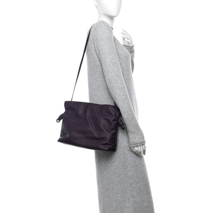 Loewe Nappa Flamenco Knot Clutch With Chain Purple 2 of 11