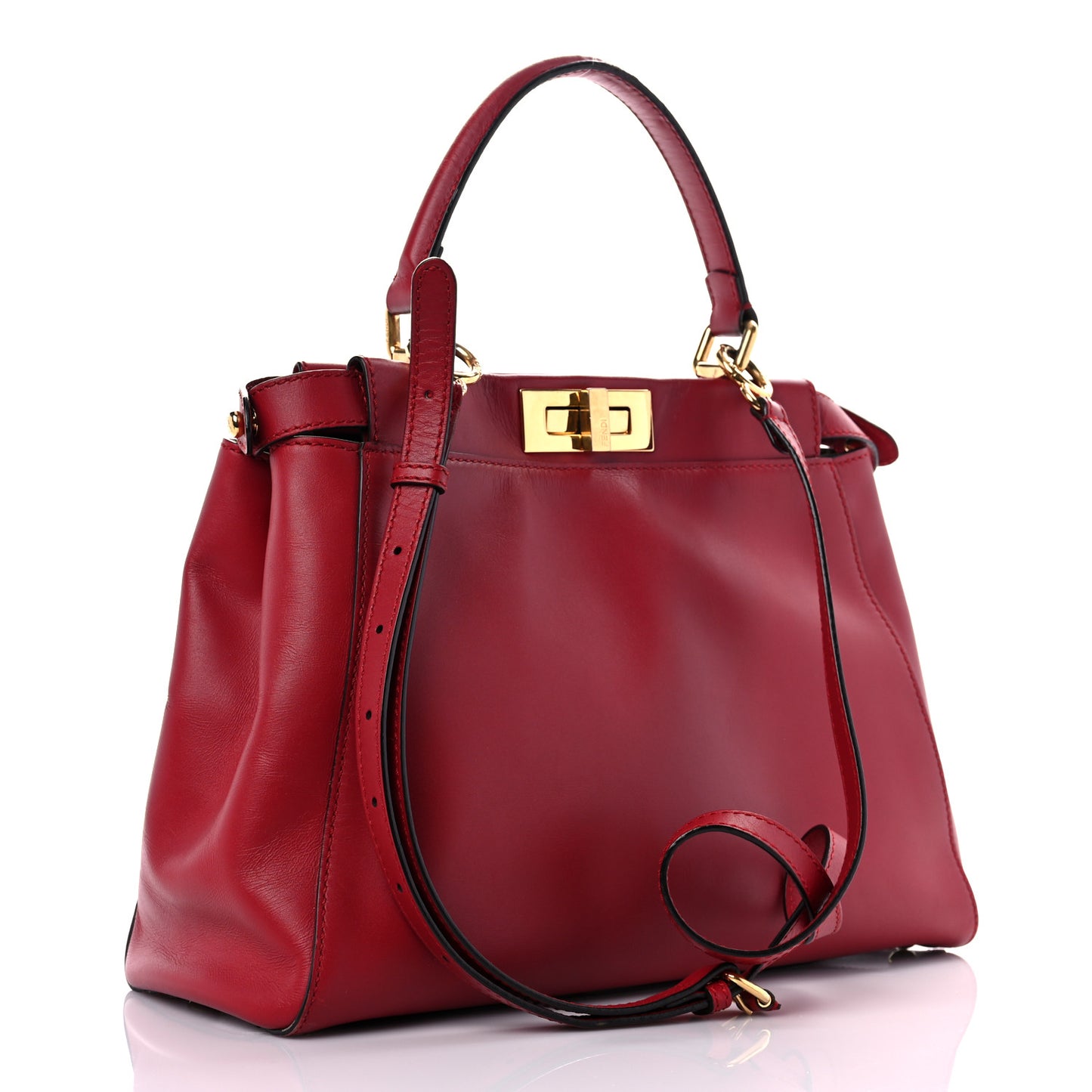 Vitello Morgan Fabric Jacquard Pequin Medium Peekaboo Iconic Satchel Mattone Tobacco Black