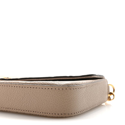 Louis Vuitton Empreinte Pochette Felicie Chain Wallet Tourterelle 11 of 11