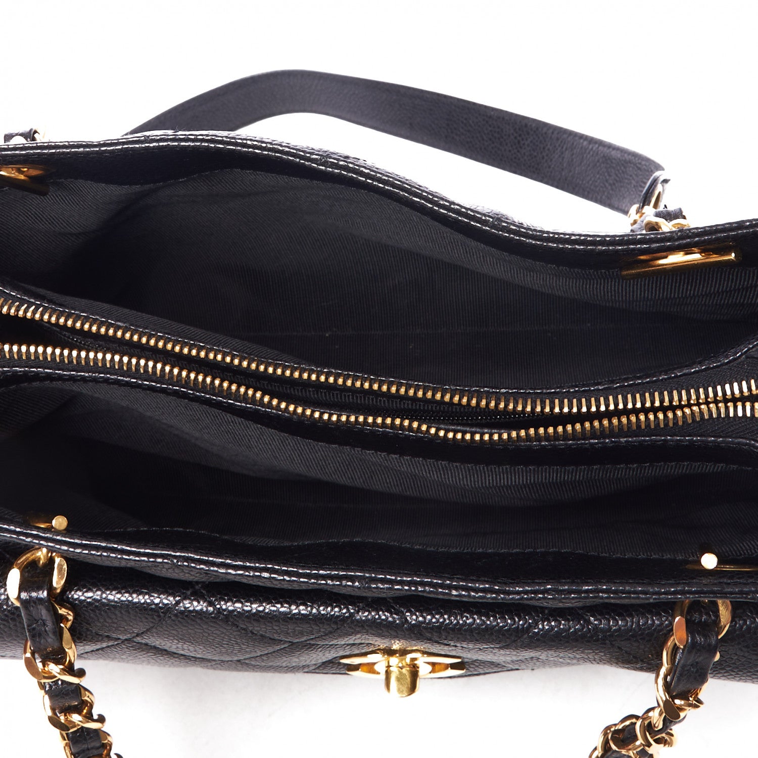 Chanel Caviar Quilted Flap Shoulder Bag Black 4 of 10