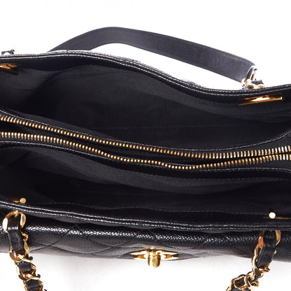 Chanel Caviar Quilted Flap Shoulder Bag Black 4 of 10
