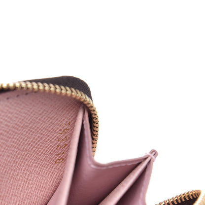 Louis Vuitton Monogram 2020 Christmas Animation Big Wheel Zippy Coin Purse Rose Ballerine 9 of 10