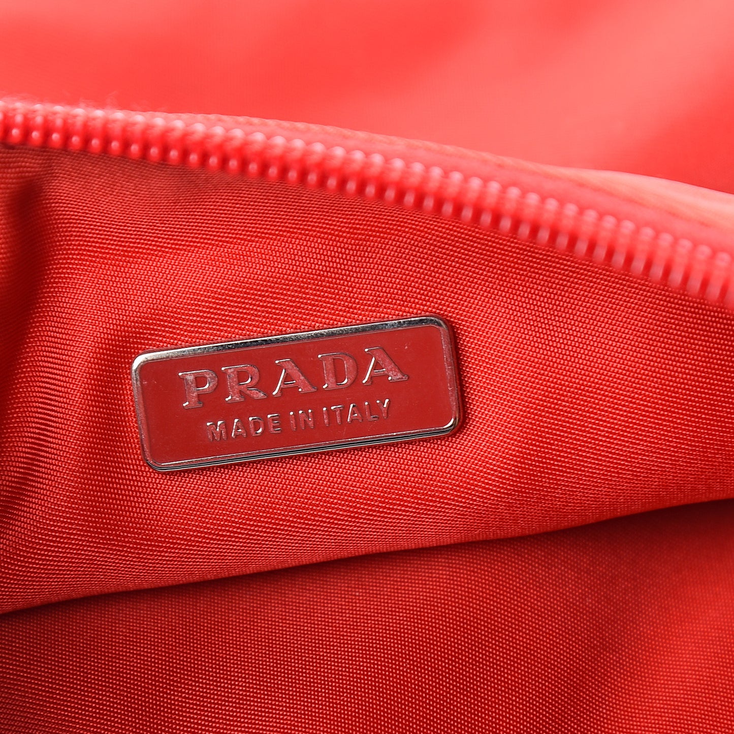 Tessuto Nylon Sport Shoulder Bag Rosso